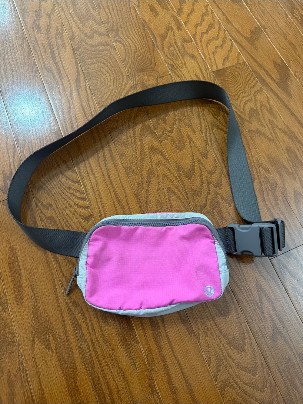 lululemon athletica Pink and Gray Waist Belt Bag